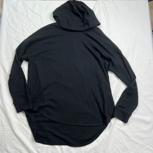 Cha Sor Women's Hooded Pullover L Top Hoodie Black Color A031222